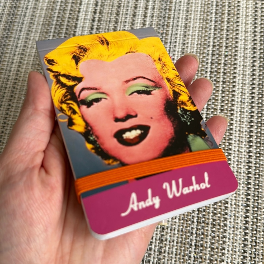 Marilyn Monroe Bundle Andy Warhol notepad + Film Note cards + Pen - Picture 6 of 13